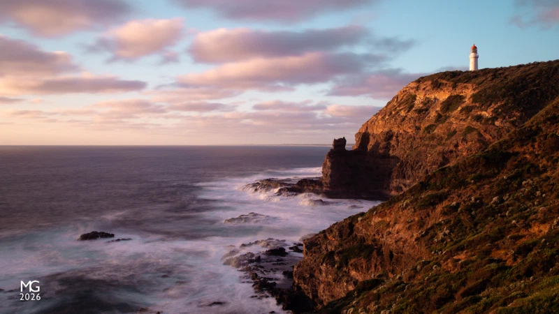 New year The sun sets on the first day of 2019 at Cape Schanck.